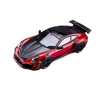 YCNXEB For Porsche 911 Turbo Modified GT Street R 1 43 Simulation Resin Car Model Souvenir Decoration Gifts Classic Car's Set(Red)