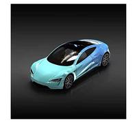 YCNXEB For Tesla Roadster 1 64 Alloy Car Model Metal Die-cast Concept Vehicle Collection Display Classic Car's Set(Blue)