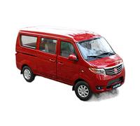 YCNXEB Model Car 1 18 For Changan Classic Red Minibus Simulation Alloy Car Model Collectible Gift Display Toys Classic Cars Collectible