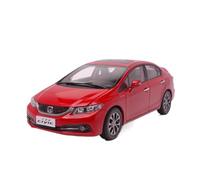YCNXEB Model Car 1 18 For Honda Civic SI 9 2014 Red Zinc Alloy High Simulation Diecast Car Model For Adult Gift Classic Cars Collectible