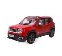 YCNXEB Model Car 1 18 For Jeep Renegade 2016 Red SUV Simulation Metal Alloy Car Model For Adult Business Gift Classic Cars Collectible