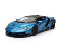 YCNXEB Model Car 1 18 For Lamborghini LP770-4 Alloy Super Sports Car Model Diecast Vehicle Simulation Collection Gift Display Classic Cars Collectible(Blue)