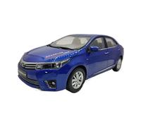 YCNXEB Model Car 1 18 For Toyota Corolla 2014 Blue High Simulation Zinc Alloy Metal Car Model As Business Gift Classic Cars Collectible