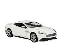 YCNXEB Model Car 1 24 For Aston Martin VANQUISH V12 Supercar Alloy Car Model Diecast Collect Toy Boy Birthday Gifts Classic Cars Collectible(White)