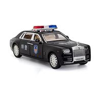 YCNXEB Model Car 1 24 For Rolls Royce Model - Phantom Police Car Alloy Die Casting Model Collection Toy Gifts Classic Cars Collectible(A)