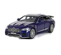 YCNXEB Model Car 1 32 For AMG GT63S Alloy Sports Car Model Simulation Door Can Be Opened Music Pull Back Classic Cars Collectible(Blue)