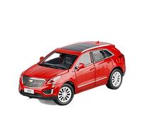 YCNXEB Model Car 1 32 For Cadillac XT5 SUV Alloy Diecast Metal Model Car 6 Doors Opened Off-road Classic Cars Collectible(Red)