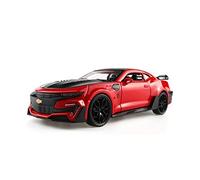 YCNXEB Model Car For Chevrole Camaro1:24 Alloy Diecast Vehicles Car Model Metal With Sound Light Simulation Collectible Toys Classic Cars Collectible(Red)