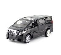 YCNXEB Model Car For Toyota Alphard V232 1 43 Mini MPV Zinc Alloy Simulation Pull Back Toy Car Model For Adult Gift Classic Cars Collectible(Black)