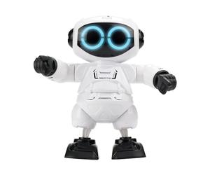 YCOO Robo Beats, Silverlit, Remote Control Robot Toy for Kids, Tap to Dance, Touch Button Articulate Arms and Speaker, RC Electric Toy with LED Eyes, 18.5cm Tall. for Boys and Girls