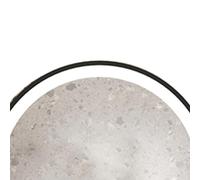 YCOVSFP 360 Degree Rotatable Round Ceiling Hanging Mirror Lighting LED Bathroom Mirror 3 Color Lighting And Adjustable Brightness, For Bedroom Hallway Living Room(Black)