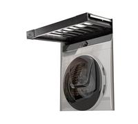 YCOVSFP Pull-out Hidden Trouser Rack With Built-in Wardrobe Basket Is Perfect For Drying And Storing Pants Above The Washing Machine(85-120cm)