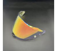 YCPHR Motorcycle Helmet Visor Replacement for GSB R2R, Motorcycle Helmet Lens, Full Face Helmet Shield, Tinted Motorcycle Visor,normal-D Aurora Red