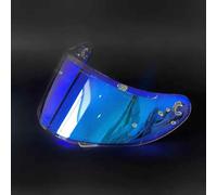 YCPHR Motorcycle Helmet Visor Replacement for MT-V-12 Thunder 3 3SV Stinger, Motorcycle Helmet Lens, Full Face Helmet Shield, Tinted Motorcycle Visor,normal-H Revo Blue