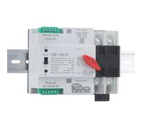 YCQ4-100R 2P/4P Din Rail ATS Dual Power Transfer Switch 63A/100A AC230V Switching Device(2P,63A)