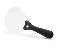 YCQYM 10x Reading Magnifier Light Handheld Magnifier for The Elderly Low Vision Books Pages Magazines Newspapers and Compass Maps