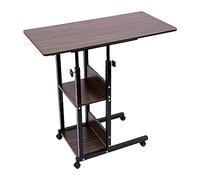 YCQYM C-Shaped Side/End Table Sofa Side Table Easy Assembly Snack Portable Utility Desk for Bed Living Room Bedroom Bedside Home (White)