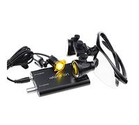 YCQYM Dental Loupes,Surgical Binocular Loupes 2.5X Optical Glass Magnifier Without Filter Head Light Portable Magnifying Glasses