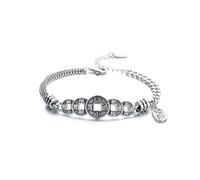 YCQYM Five Emperors Copper Coins Bracelet, Feng Shui Bracelets, Chinese Style Attract Wealth and Good Luck Amulet, Lucky Creative Fengshui Jewelry for Men and Women