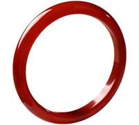 YCQYM Gemstone Bangles,A-GradeRed Agate Thin Round Gemstone Bangle,Thoughtful Gift for Mother on Mother's Day