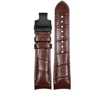 YCQYM Leather Watch Strap For New 300 Planet Ocean 007 Men's Watch Chain