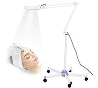 YCQYM Magnifier,5X Magnifier Lamp,Floor Lamp,Magnifying Glass,Foldable Swivel,Height Adjustable for Beauty Manicure Tattoo Skincare Equipment