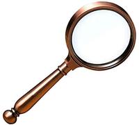 YCQYM Magnifier Handheld Magnifier 20 Times High-Definition Non-Light Magnifying Glasses for Reading Marriage