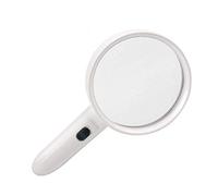 YCQYM Magnifiers Handheld 10x Old Man Reading Magnifying Glass with Uv Light Electronic Repair Stamp Identification Magnifying Mirror Plate