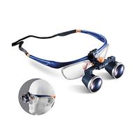 YCQYM Magnifying Glass,Double Eyes Hands Headband Magnifier,Visor Glasses Magnifying-for Dental Medical Surgical,Jewelry Appraisal,Watch Repair and Miniature Engraving(3.5X)