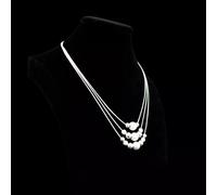 YCQYM Sphere Pendant Necklace Multilayer Small Round Necklace Women Jewelry