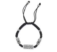 YCQYM Vintage Six-Words Bracelet, Fengshui Adjustable Bracelets Protection Amulet Wealth Lucky Love, Chinese Style Feng Shui Lucky Creative Jewelry for Men Women