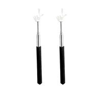 YCSHIPO Telescopic Teaching Pointer Stick - Retractable Finger Pointing Tool for Classroom Use, Extendable Up to 55 cm, Black