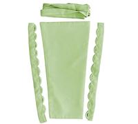 YCShun DIY Chiffon Corset Kit Zipper Replacement Adjustable Fit Corset Back Kit for Formal Prom Dress, Sage Green, 14