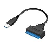 YCSONLY USB 3.0 to SATA Adapter Cable, SATA to USB 3.0 22 Pin 2.5 Inch Hard Disk Drive SSD Adapter Connector Cable III SSD Portable Hard Drive Data Transfer Cord
