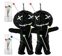 YcsRnn 2pcs Voodoo Dolls, Worry Dolls, Wicked Dolls for Stress Relief
