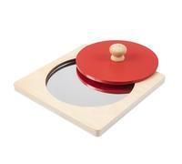 YcsRnn Children Mirror Toy, Children Mirror Toy, Learn Colors & Shapes Interactive Children Toddler Tummy Time Floor Mirror For Babies 0-6-12 Month