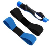 YcsRnn Golf Grip Trainer & Swing Correcting Arm Band, Golf Training Aids for Improved Swing Mechanics, 1-Pack Golf Grip Training Aid & Swing Band for Correct Hand Position, Blue & Black