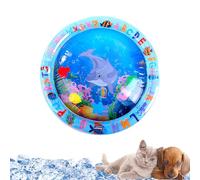 YcsRnn Water Mat for Cats,water Mat Baby Sensory,65cm Rugged Cat Play Mat,So They Can Stay Comfortable in The Hot Weather,Suitable for Kids, Cats, Dogs, Indoor and Outdoor Use.