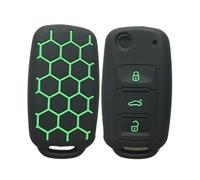 YCSYHQM Key Cover For Volkwagen For Polo For Bora For Tiguan For Passat For golf 6 Lavida Scirocco Car Key Case Shell Cover Auto Accessories Key Holder-black with green