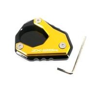 YCSYHQM Motorcycle Accessories Side Stand Enlaege Plate Kickstand Extension Fit For ZX-25R ZX 25R ZX25R 2020-2023-Gold
