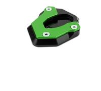 YCSYHQM Motorcycle CNC Kickstand Sidestand Stand Extension Enlarger Pad Fit FOR ER6N ER6F NINJA650 NINJA 650-NINJA650-Titanium