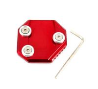 YCSYHQM Motorcycle CNC Side Stand Enlarge Extension Kickstand Fit For GSX-S750 GSX-S1000 GSR750 GSX-S1000F-Red