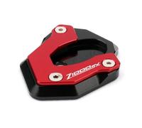 YCSYHQM Motorcycle Kickstand Foot Side Stand Extension Pad Support Plate Enlarge Fit For Z1000SX Z1000 SX 11-21 NINJA 1000SX 20-23-Z1000SX Red