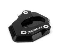 YCSYHQM Motorcycle Kickstand Foot Side Stand Extension Pad Support Plate Enlarge Fit For Z1000SX Z1000 SX 11-21 NINJA 1000SX 20-23-Z1000SX Black