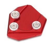 YCSYHQM Motorcycle Kickstand Foot Side Stand Extension Pad Support Plate Enlarge Stand Fit For GSX-S125 GSX-S150 GSX-R125 GSX-R150-Blue-LOGO GSX-S