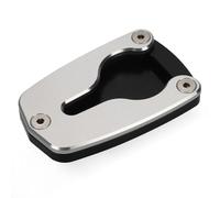 YCSYHQM Motorcycle Kickstand Side Stand Extension Enlarger Plate Pad For HONDA Varadero XL1000V XL 1000 V 2003-2011 2010 2009 2008 2007-SILVER