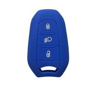 YCSYHQM Shell Cover Holder Car Key Fob Case 5008 DS5 DS6 For PEUGEOT 208 DS3 For Citroen C4 C5 X7 Silicone Rubber For Smart Remote Key Cover-Blue