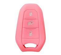YCSYHQM Shell Cover Holder Car Key Fob Case 5008 DS5 DS6 For PEUGEOT 208 DS3 For Citroen C4 C5 X7 Silicone Rubber For Smart Remote Key Cover-pink