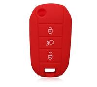 YCSYHQM Silicone Car Key Case Cover For Citroen Berlingo 2021 C3 III Aircross C4 C4L C5 C6 C8 Picasso For PEUGEOT 208 2019 308 Key Cap-Red