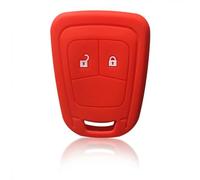YCSYHQM Silicone Key Holder Case Cover For Vauxhall For OPEL Astra J H 2 Button Car Key Cover Case Accessories Protection Shell Skin Bag Fob-Red